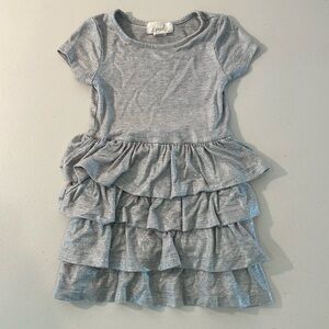 GUC Peek Girls’ Shimmer Ruffle Tee Dress 3T